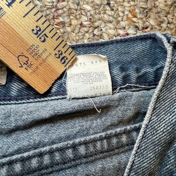 Vintage Levi's Jean Women Size 16 Blue 900 Series High Waist Mom Tapered - Picture 6 of 9